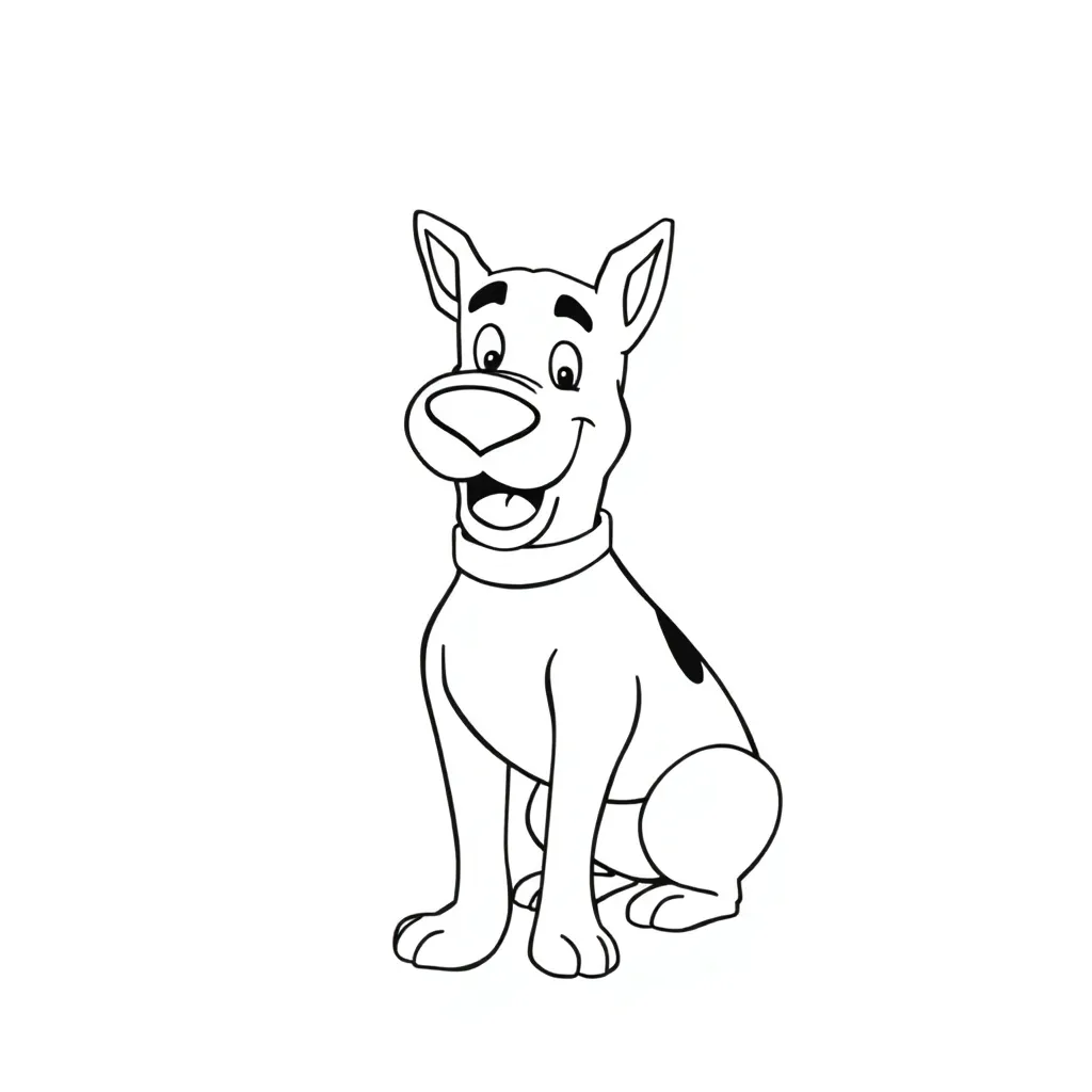 Scooby-Doo coloring page