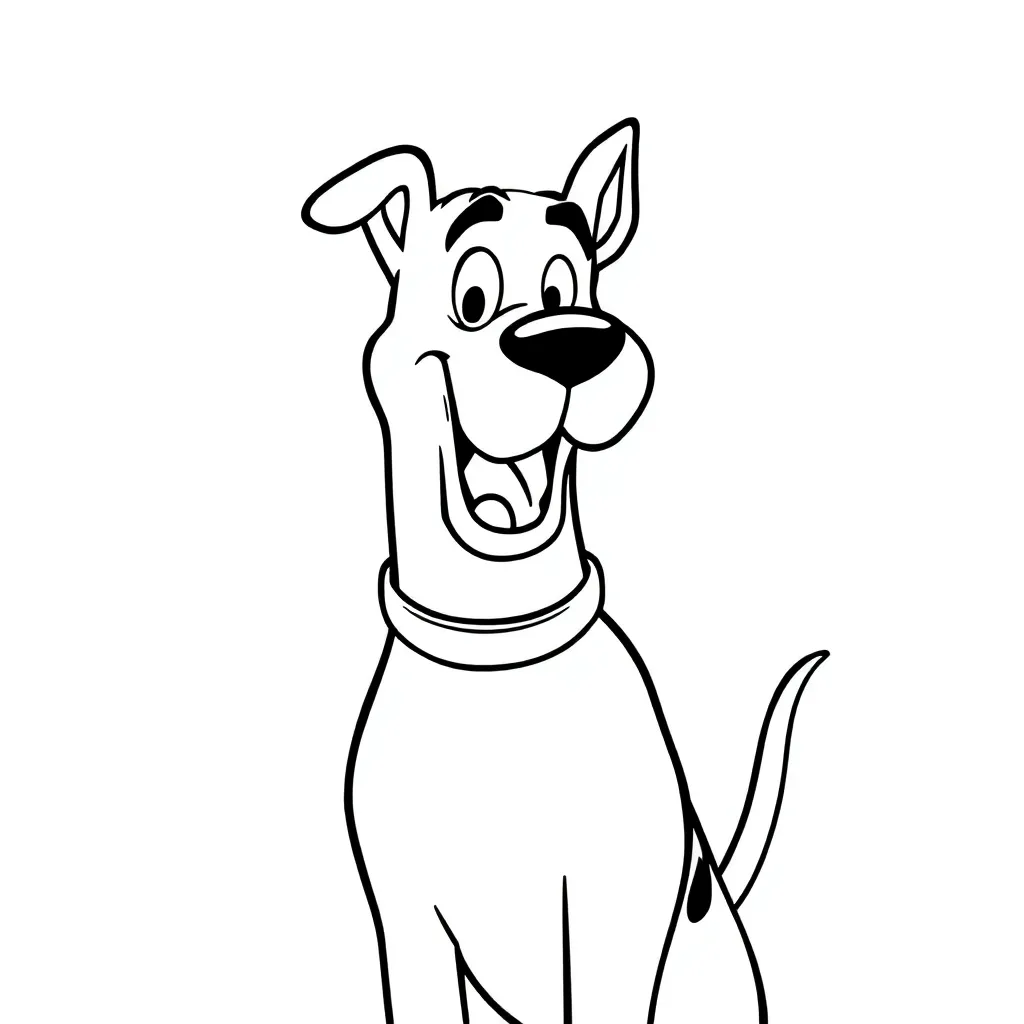 Scooby-Doo coloring page