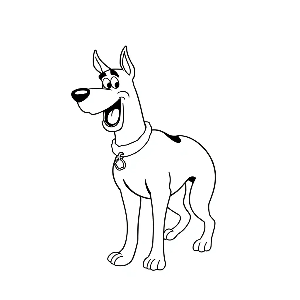 Scooby-Doo coloring page