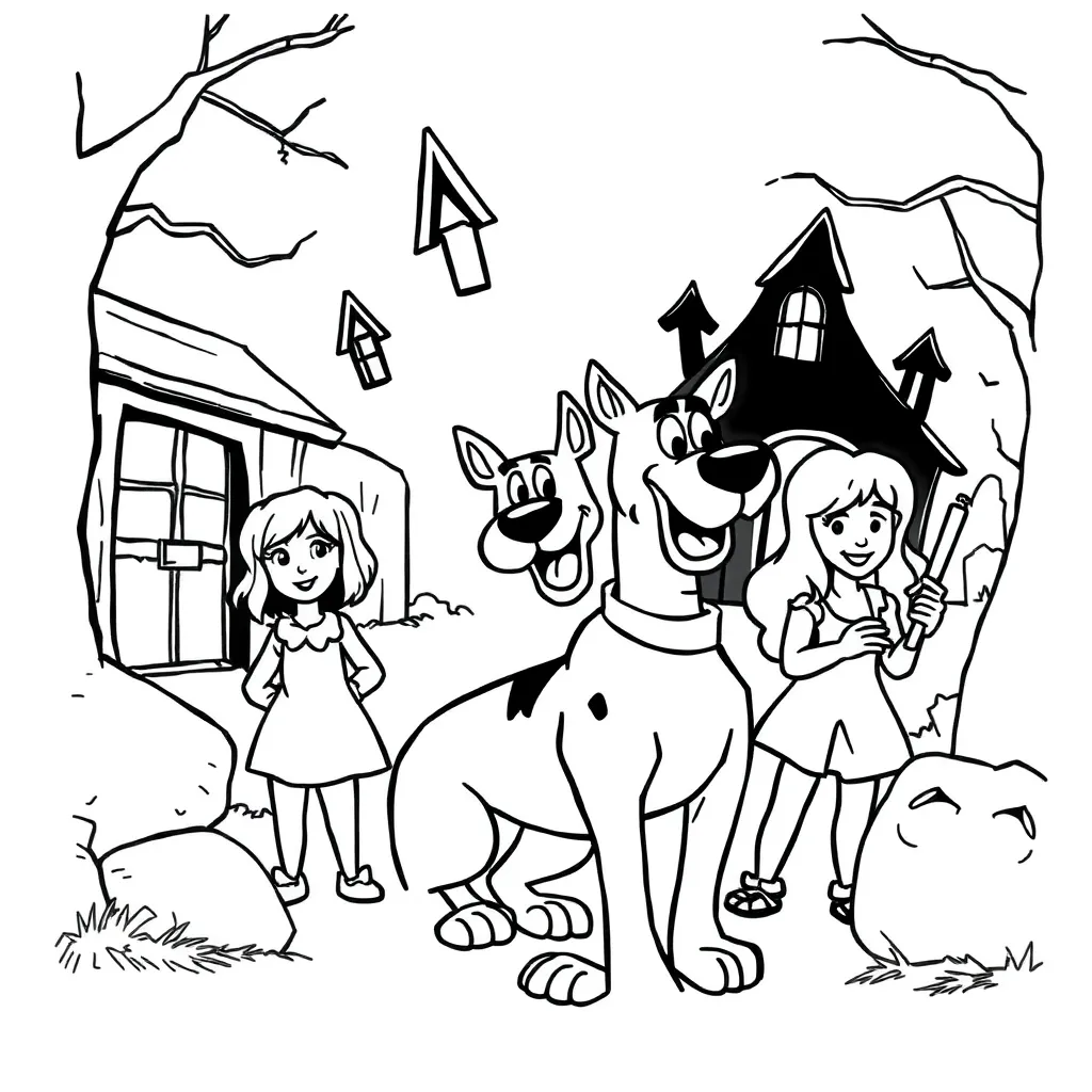 Scooby-Doo coloring page