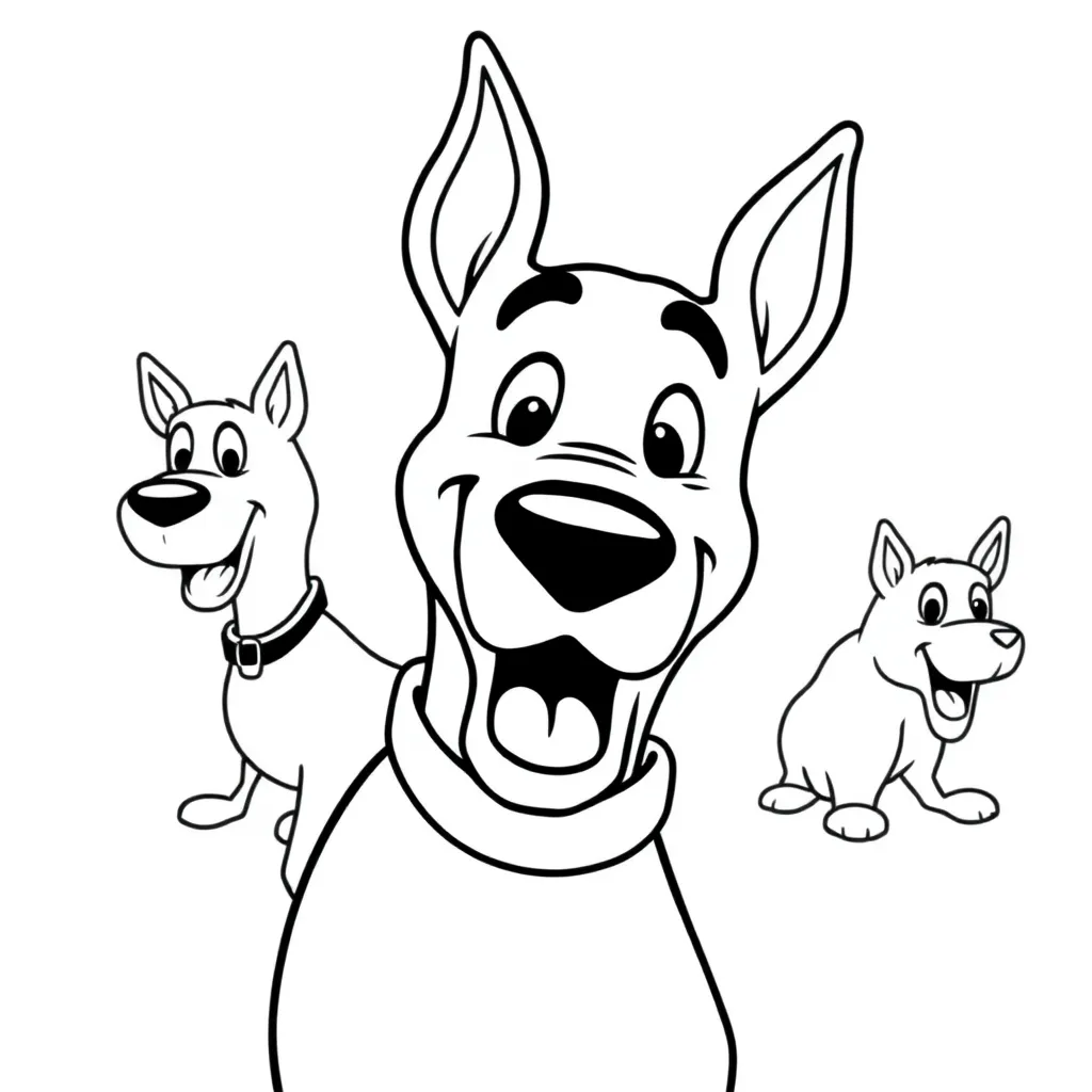 Scooby-Doo coloring page
