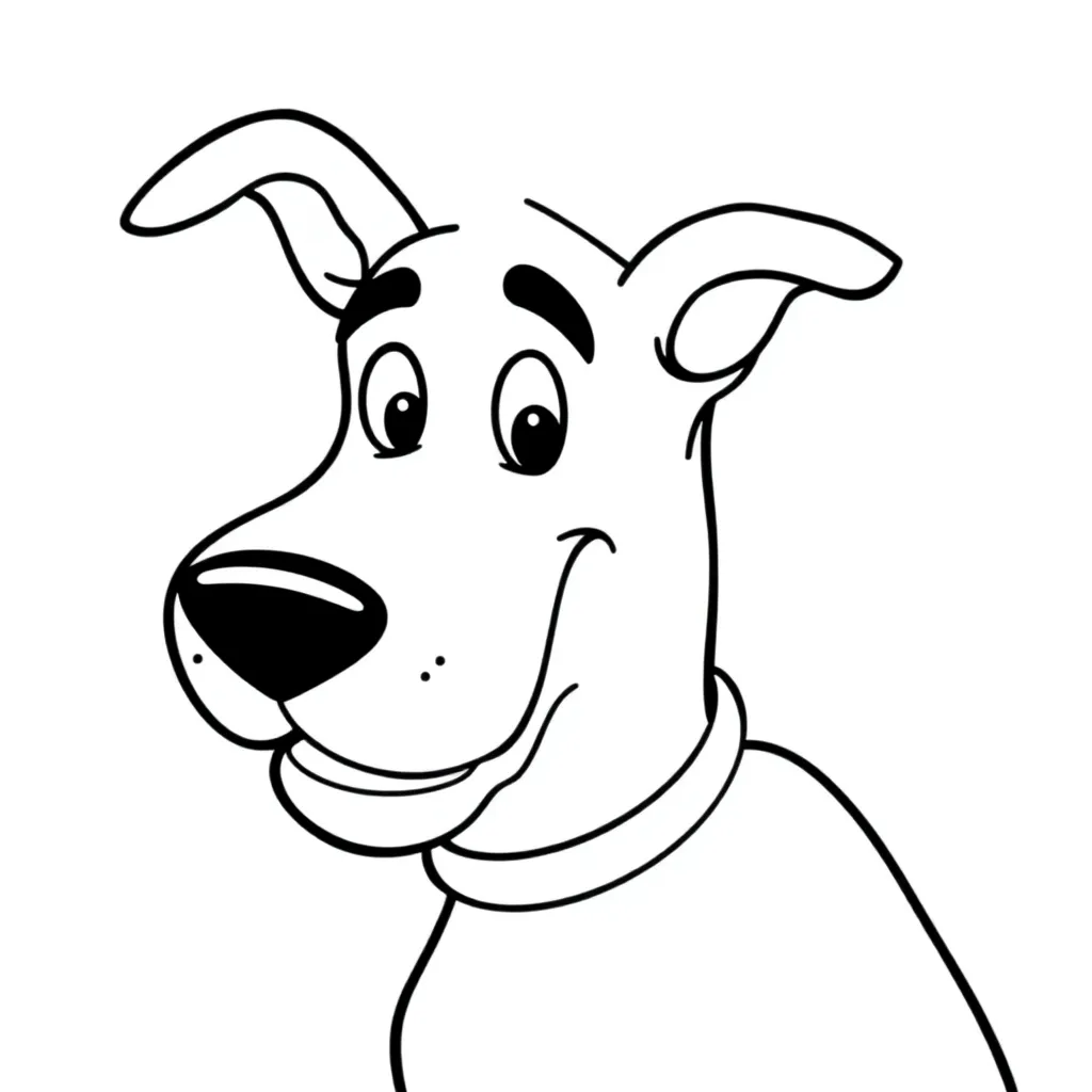 Scooby-Doo coloring page