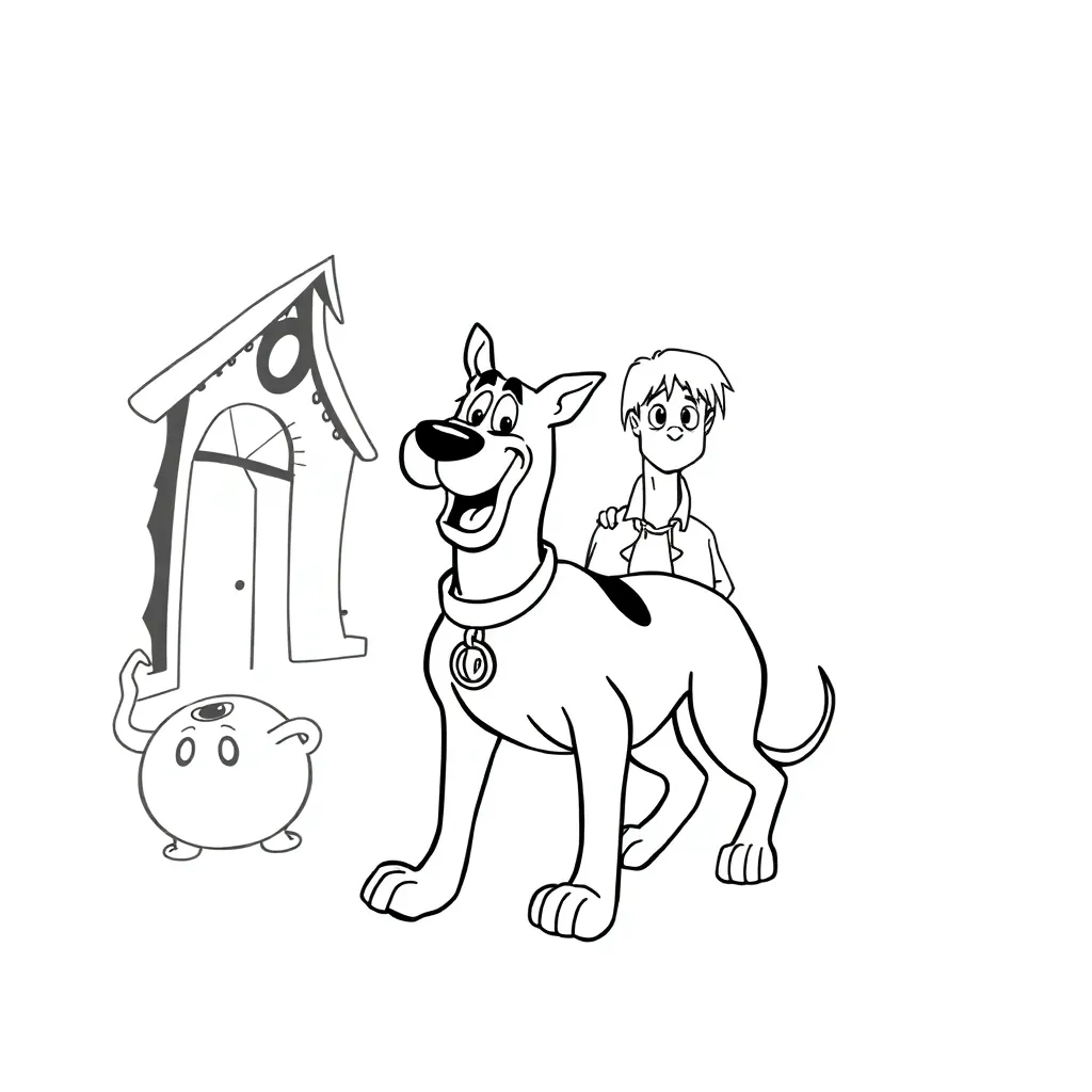 Scooby-Doo coloring page