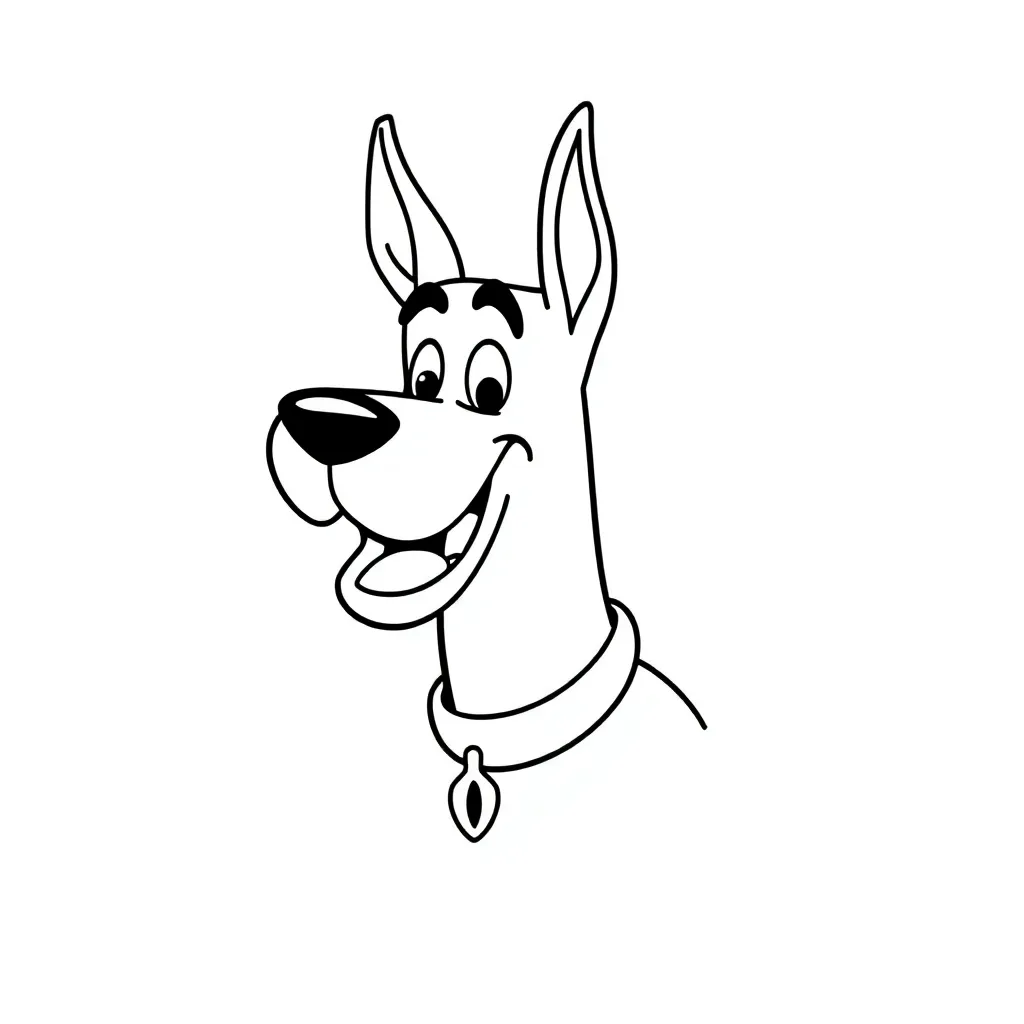 Scooby-Doo coloring page