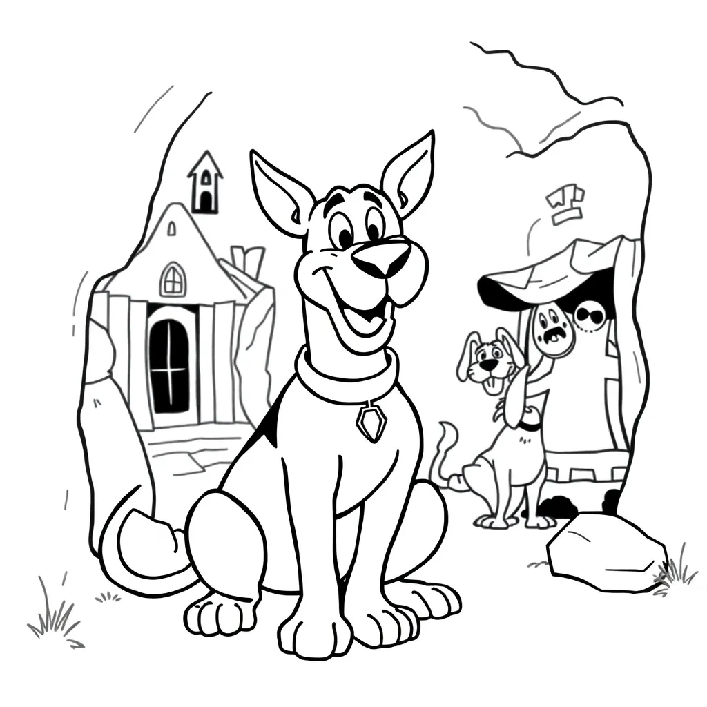 Scooby-Doo coloring page