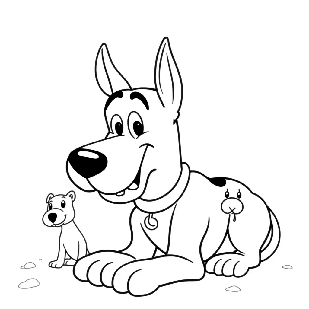 Scooby-Doo coloring page