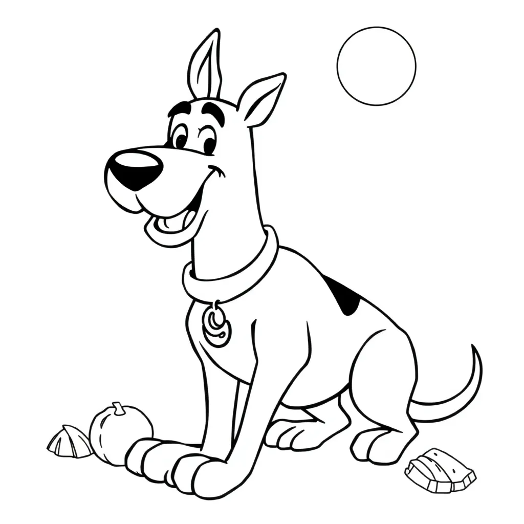 Scooby-Doo coloring page