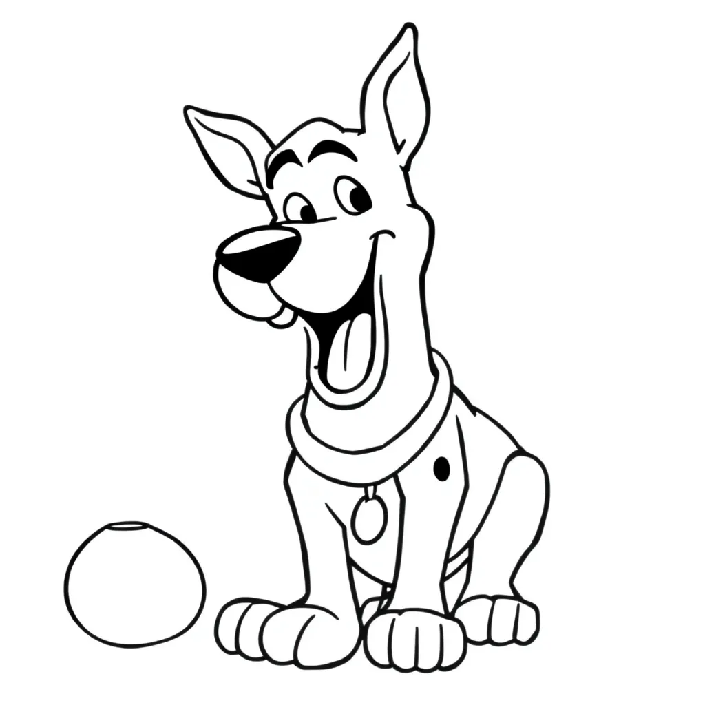 Scooby-Doo coloring page
