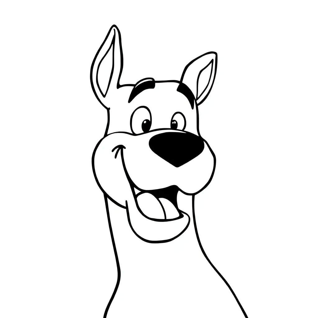 Scooby-Doo coloring page