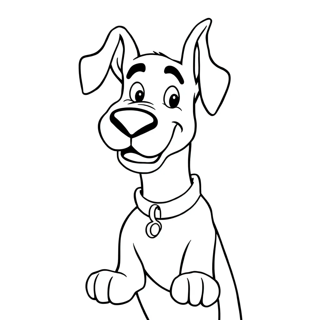 Scooby-Doo coloring page