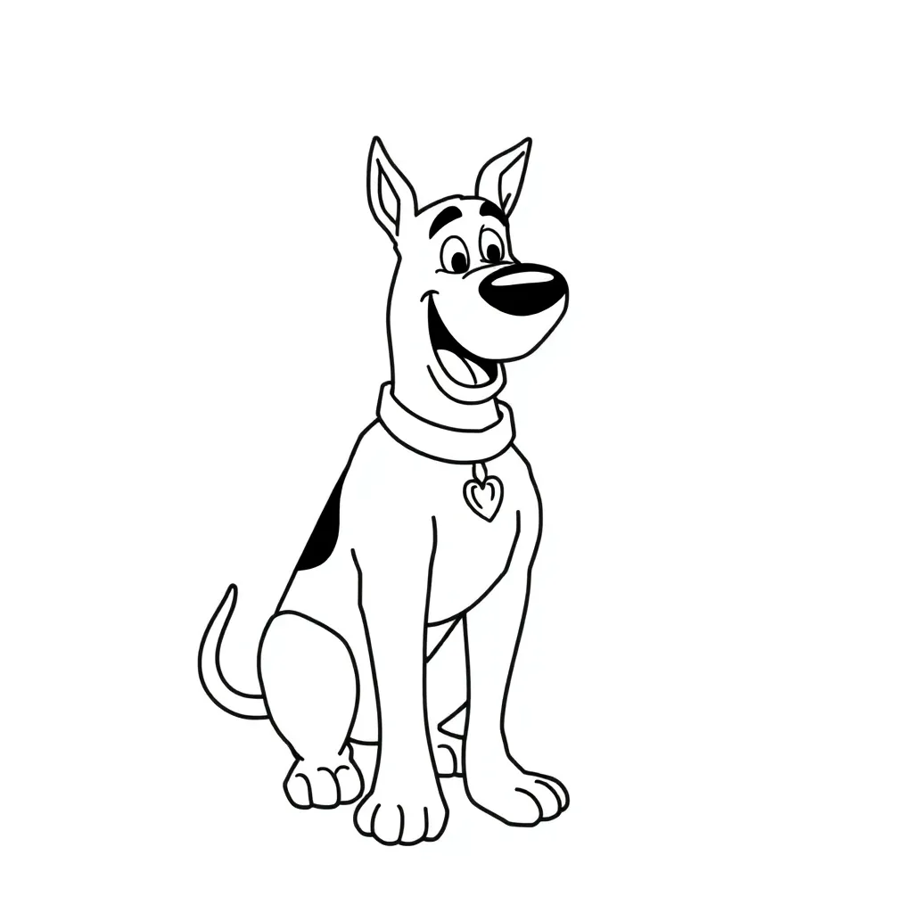 Scooby-Doo coloring page