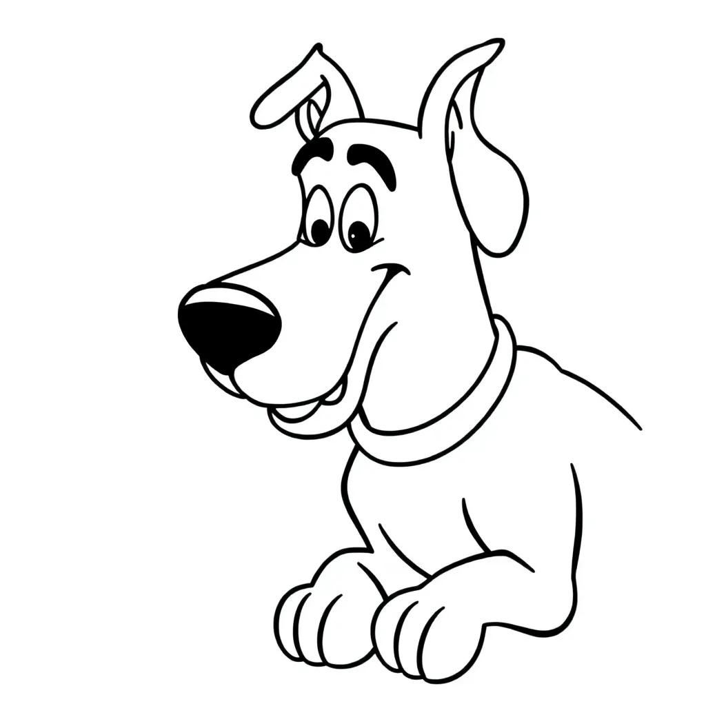 Scooby-Doo coloring page