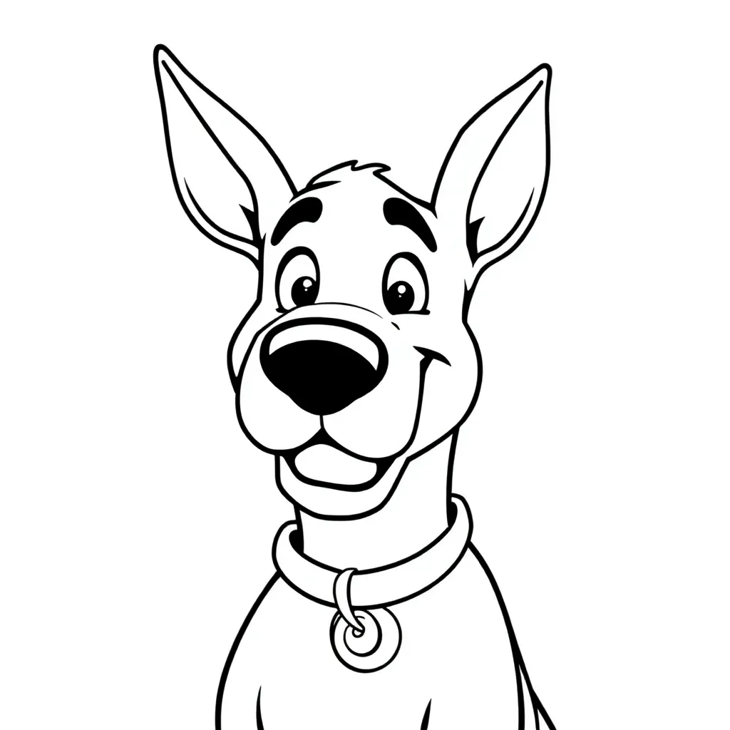 Scooby-Doo coloring page