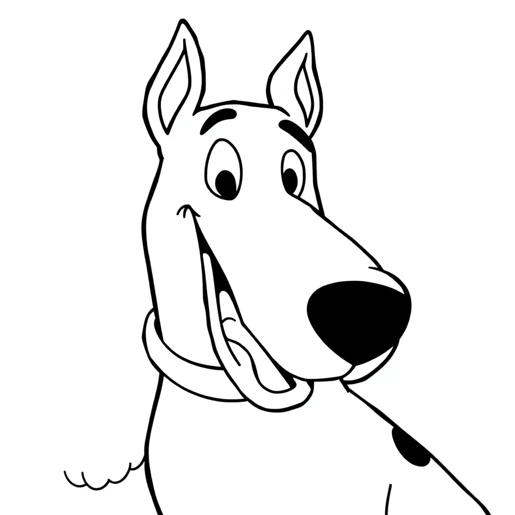Scooby-Doo coloring page