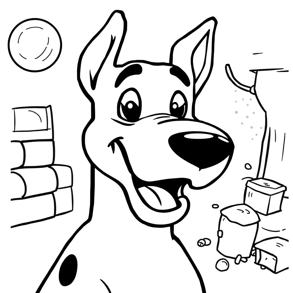 Scooby-Doo coloring page