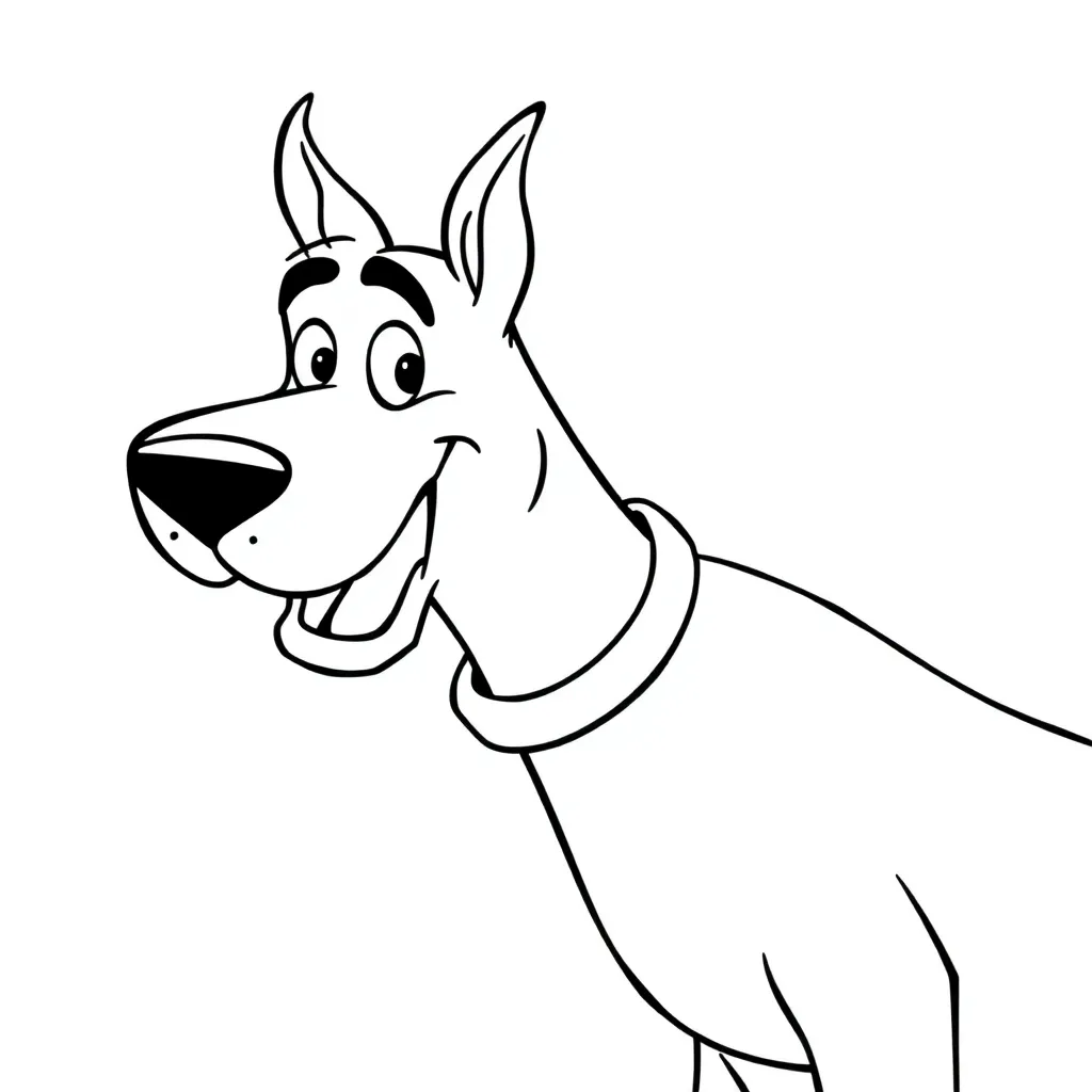 Scooby-Doo coloring page