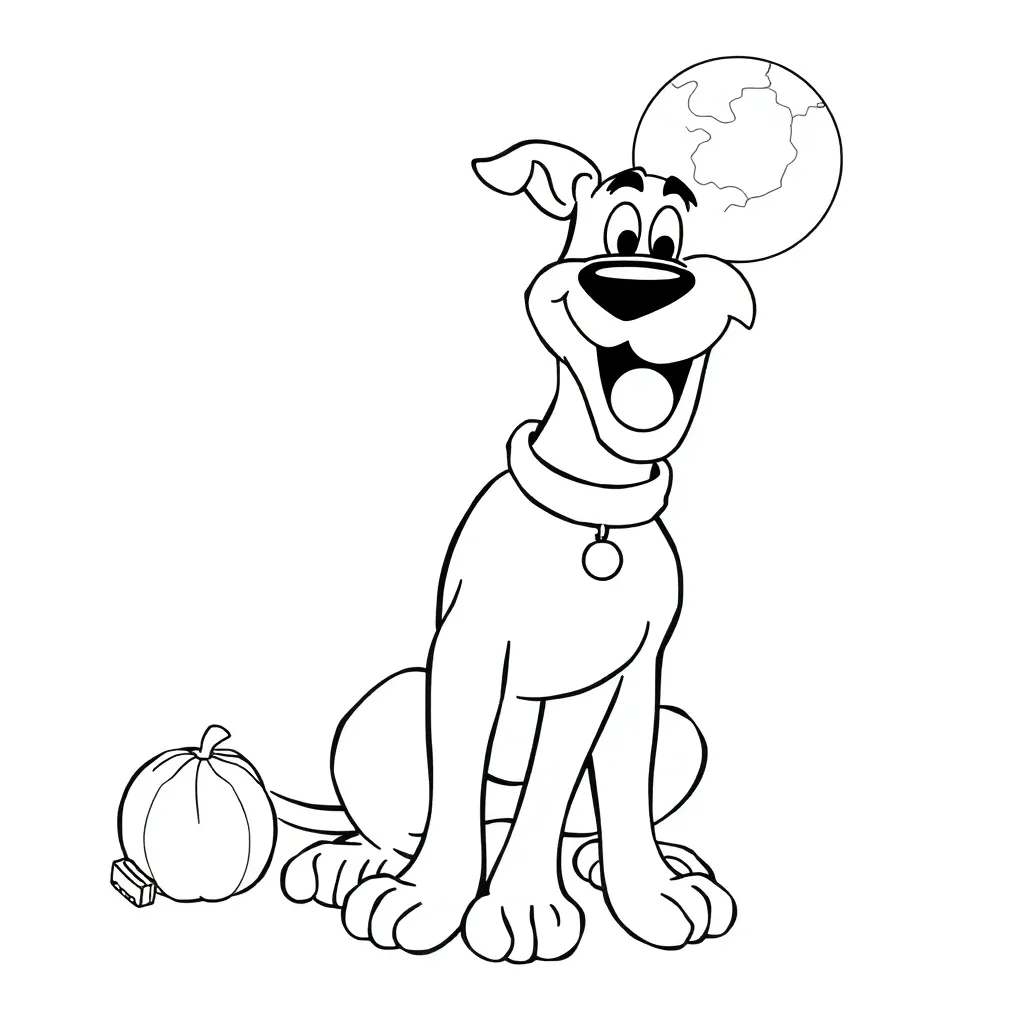 Scooby-Doo coloring page