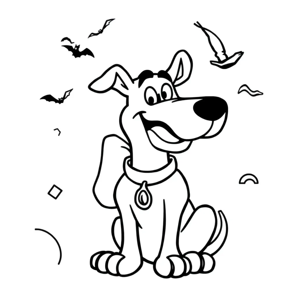 Scooby-Doo coloring page