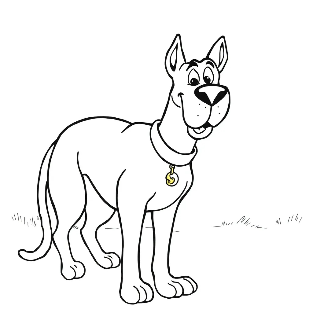 Scooby-Doo coloring page