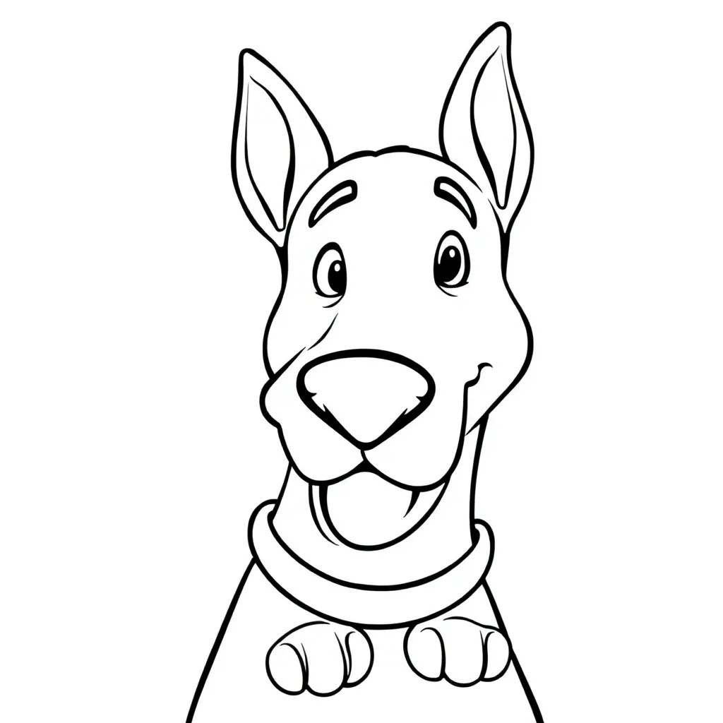 Scooby-Doo coloring page