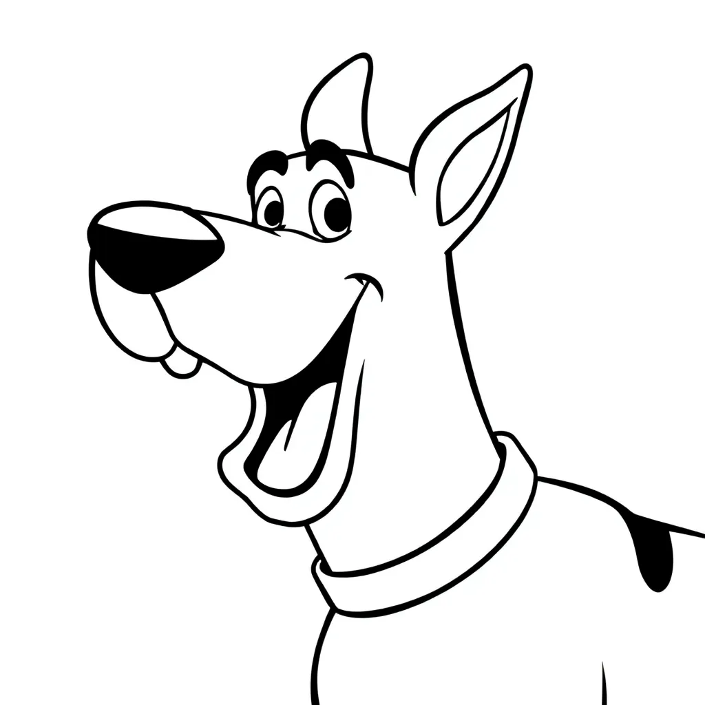 Scooby-Doo coloring page