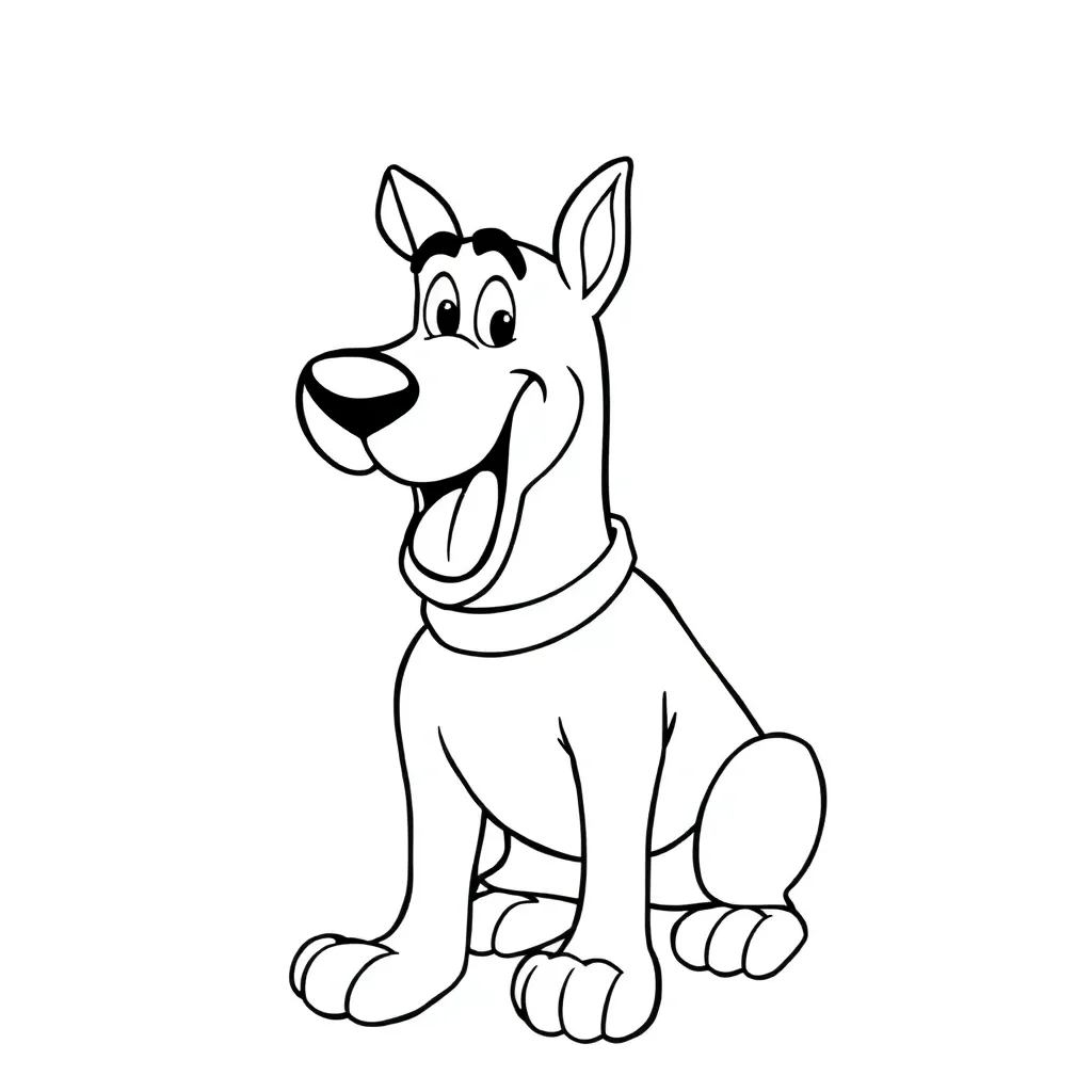 Scooby-Doo coloring page