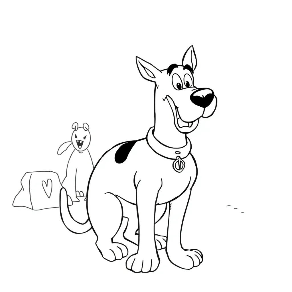 Scooby-Doo coloring page