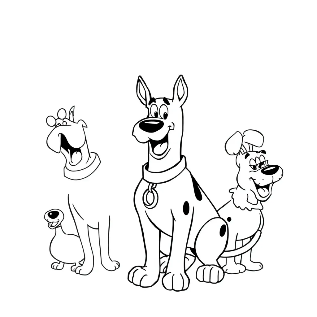 Scooby-Doo coloring page