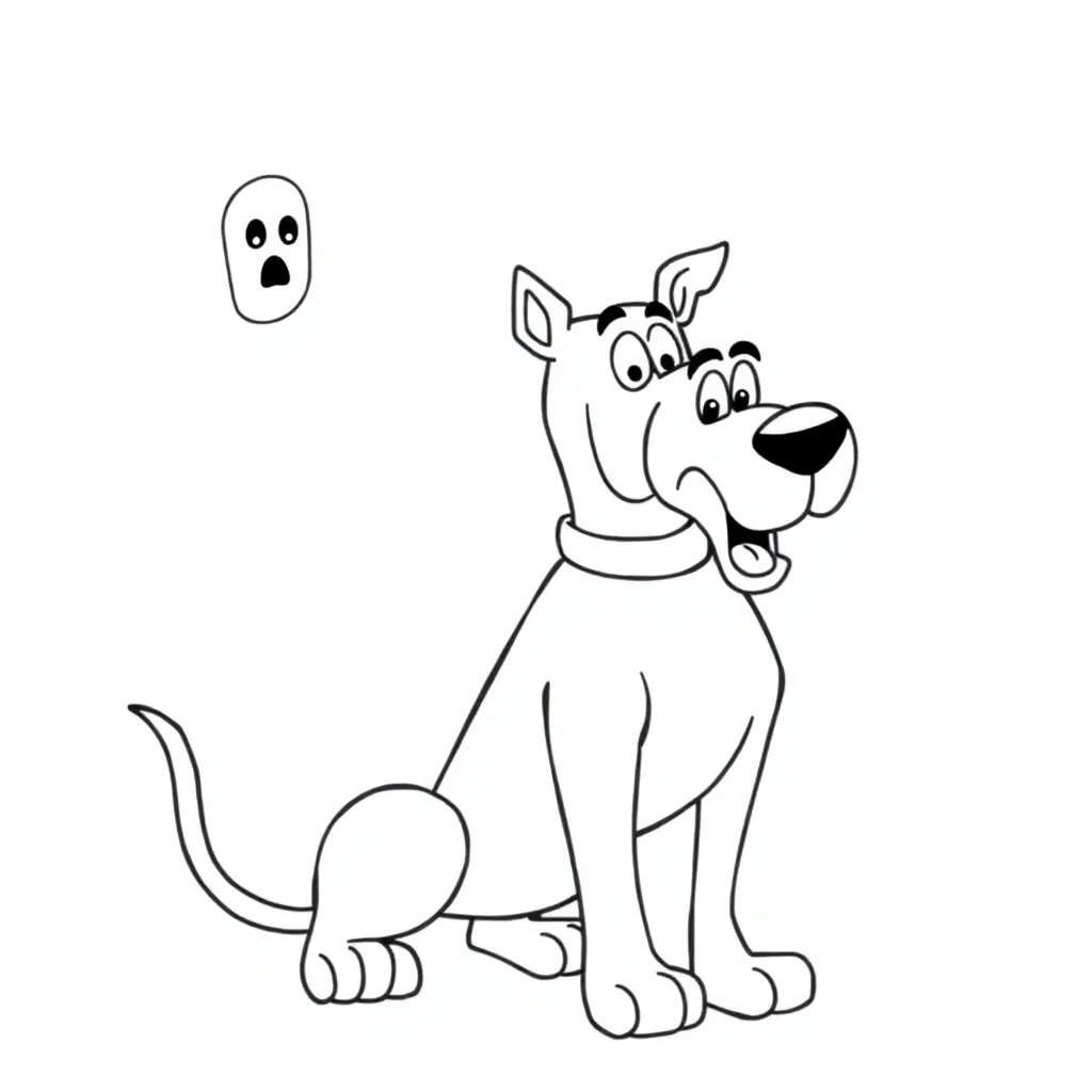 Scooby-Doo coloring page