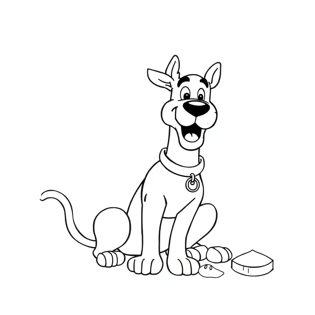 Scooby-Doo coloring page