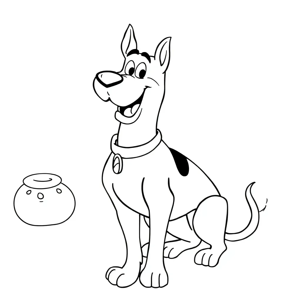 Scooby-Doo coloring page