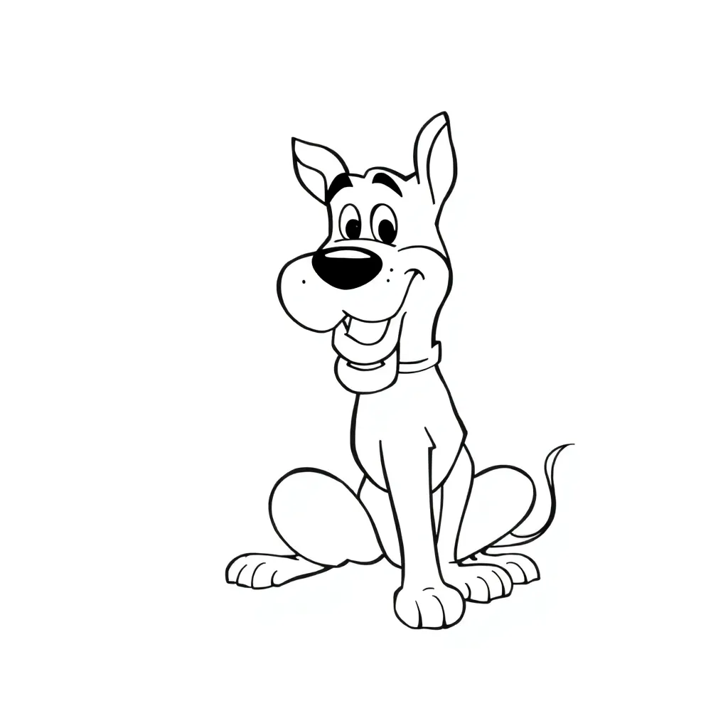 Scooby-Doo coloring page