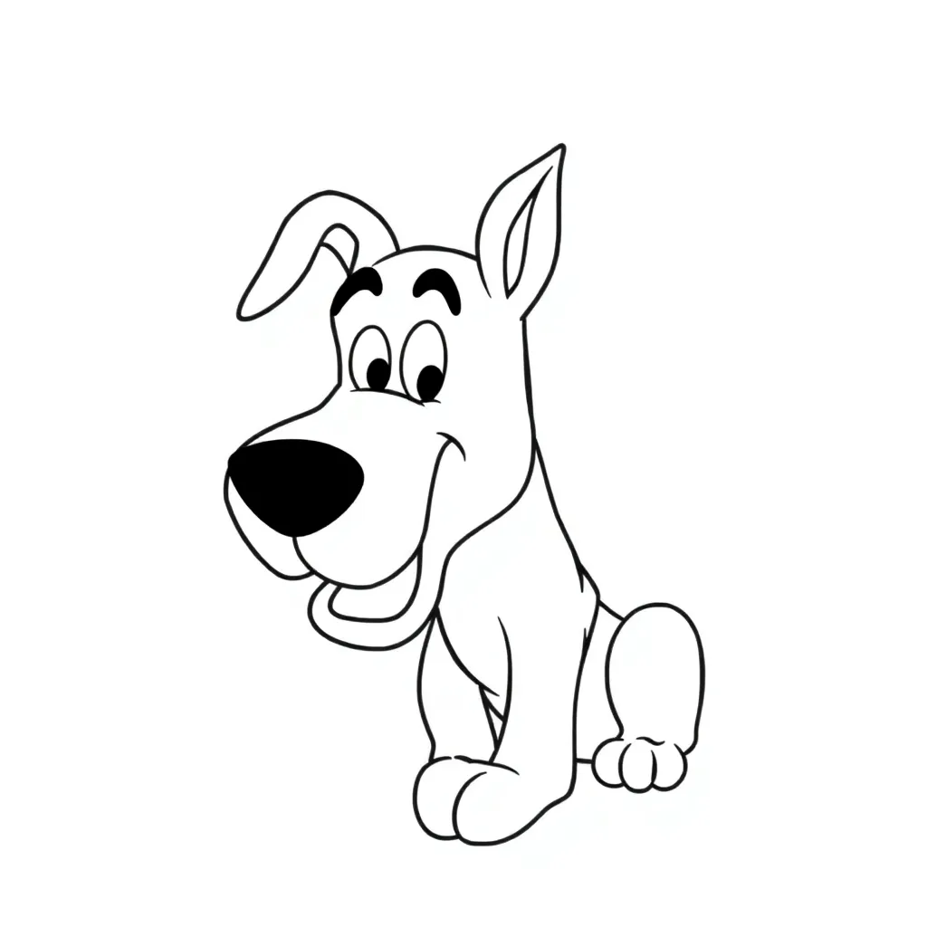 Scooby-Doo coloring page