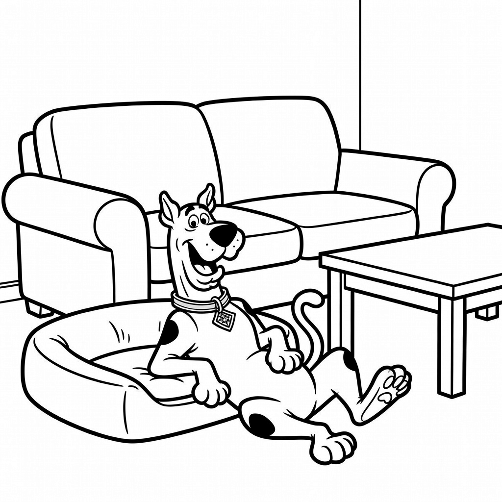 Scooby-Doo coloring page