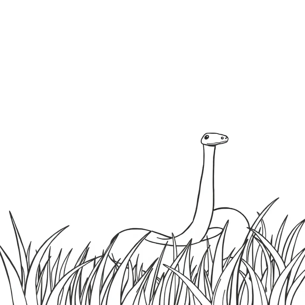 Snake coloring page