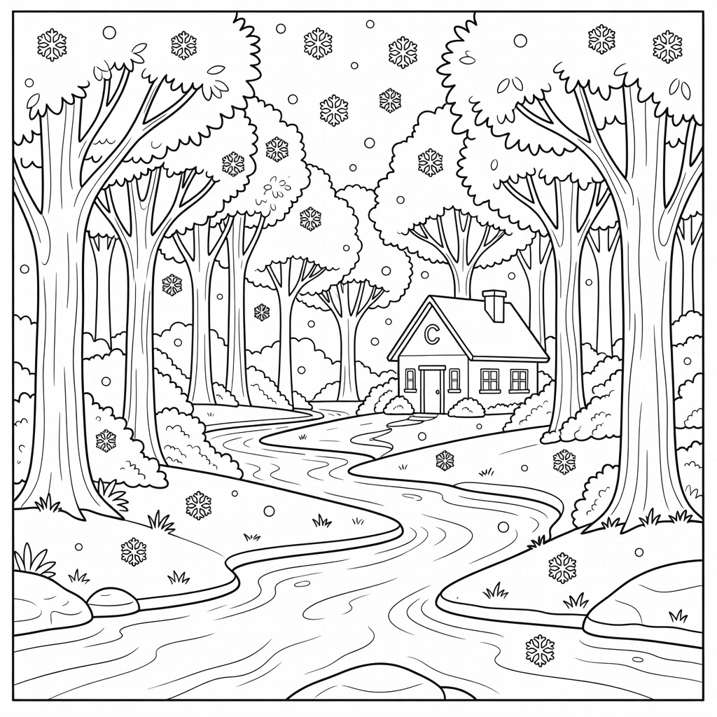 Snow White coloring page