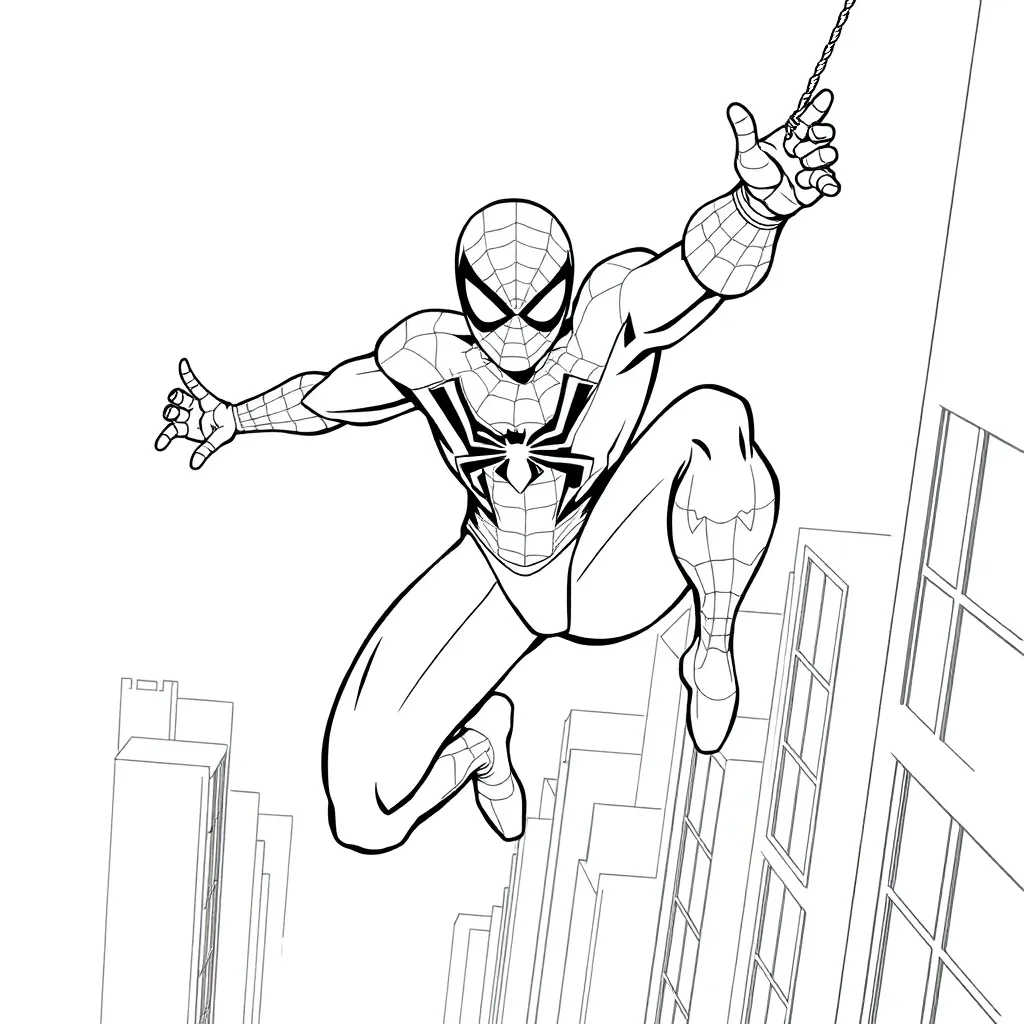 Spider-Man coloring page