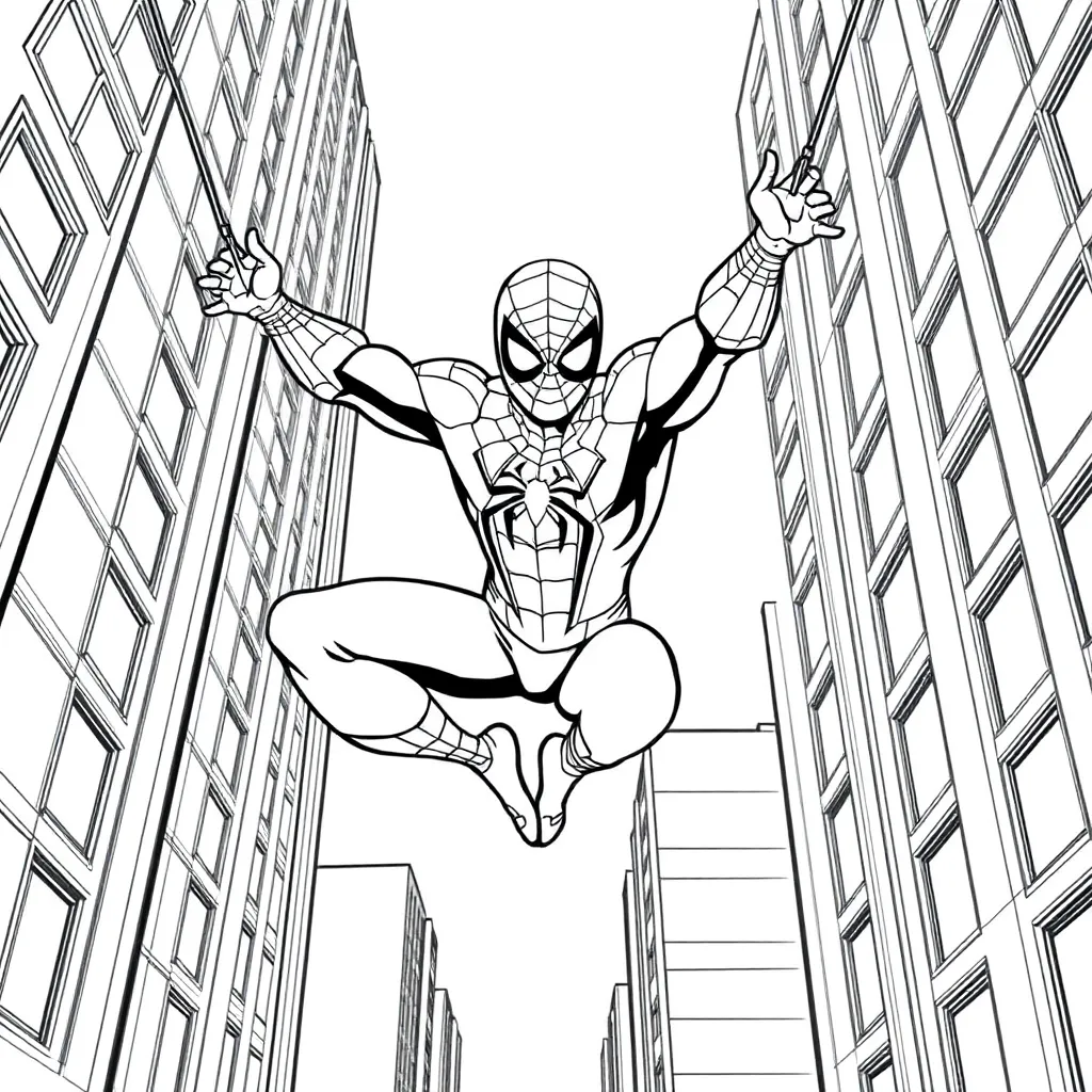 Spider-Man coloring page