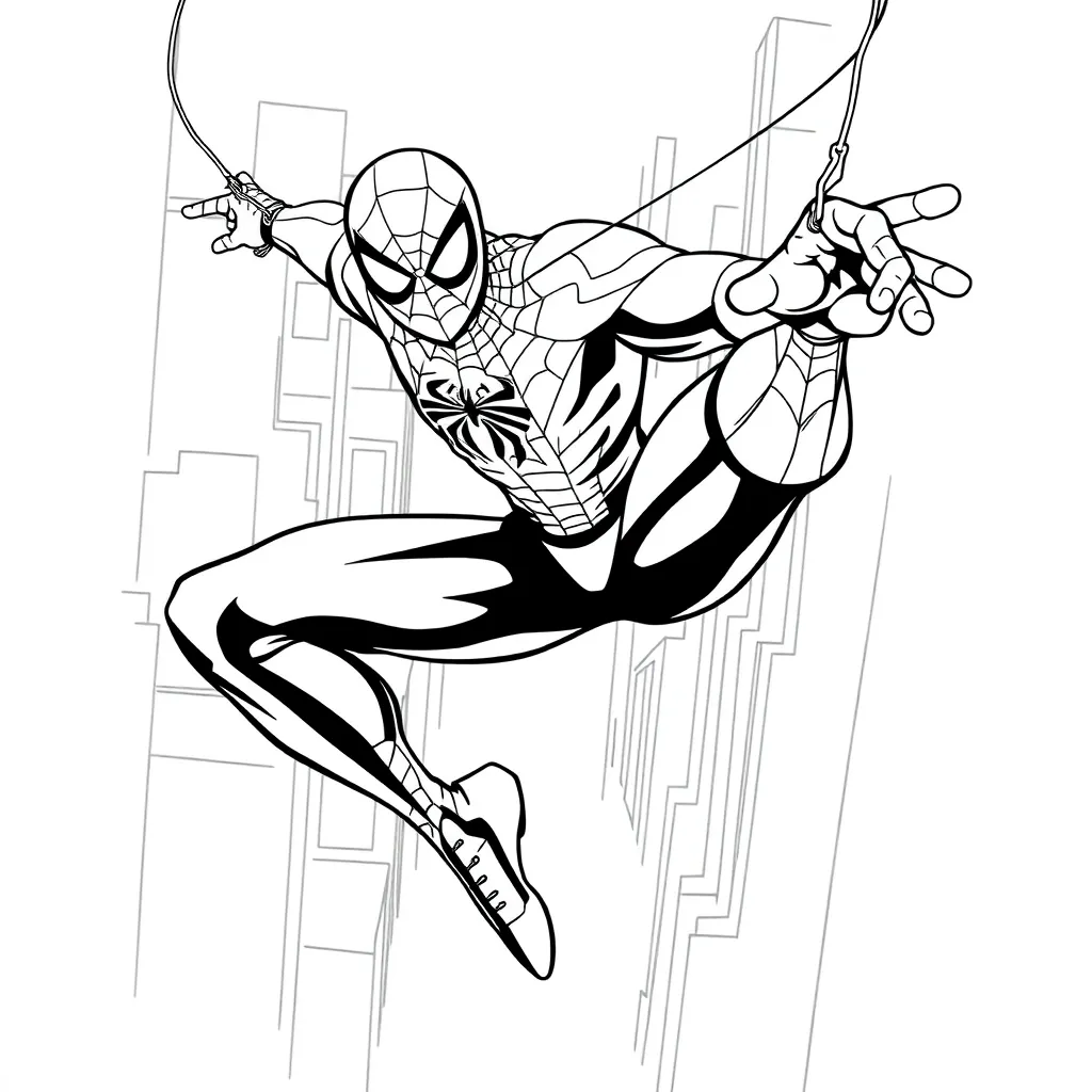 Spider-Man coloring page