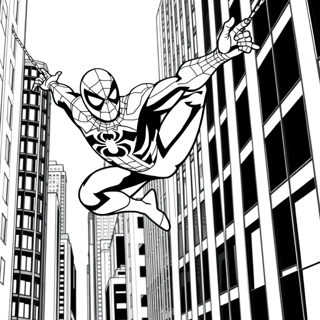 Spider-Man coloring page