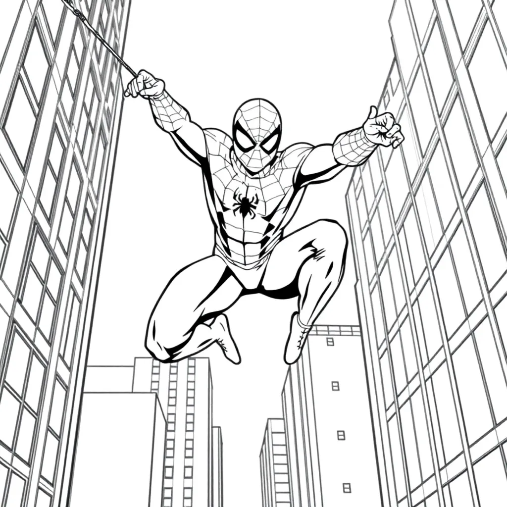 Spider-Man coloring page