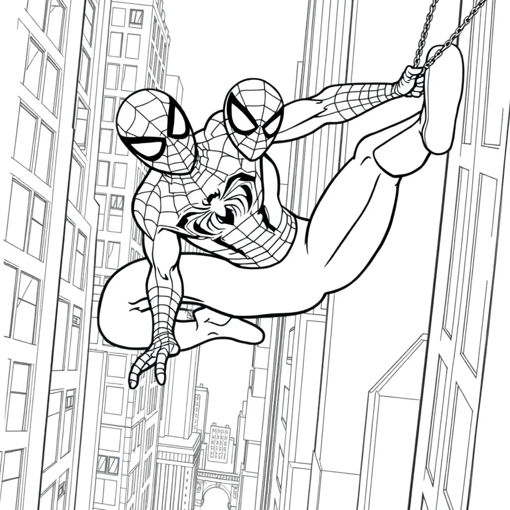 Spider-Man coloring page