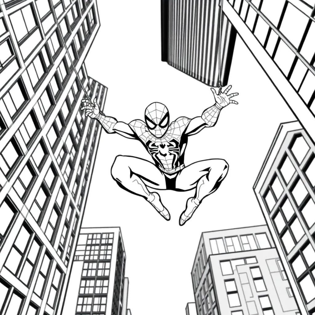 Spider-Man coloring page