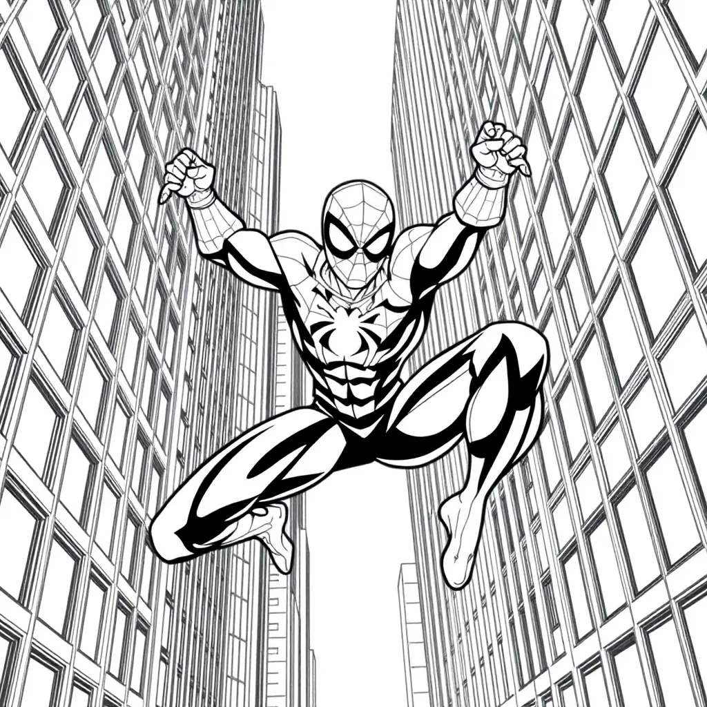 Spider-Man coloring page