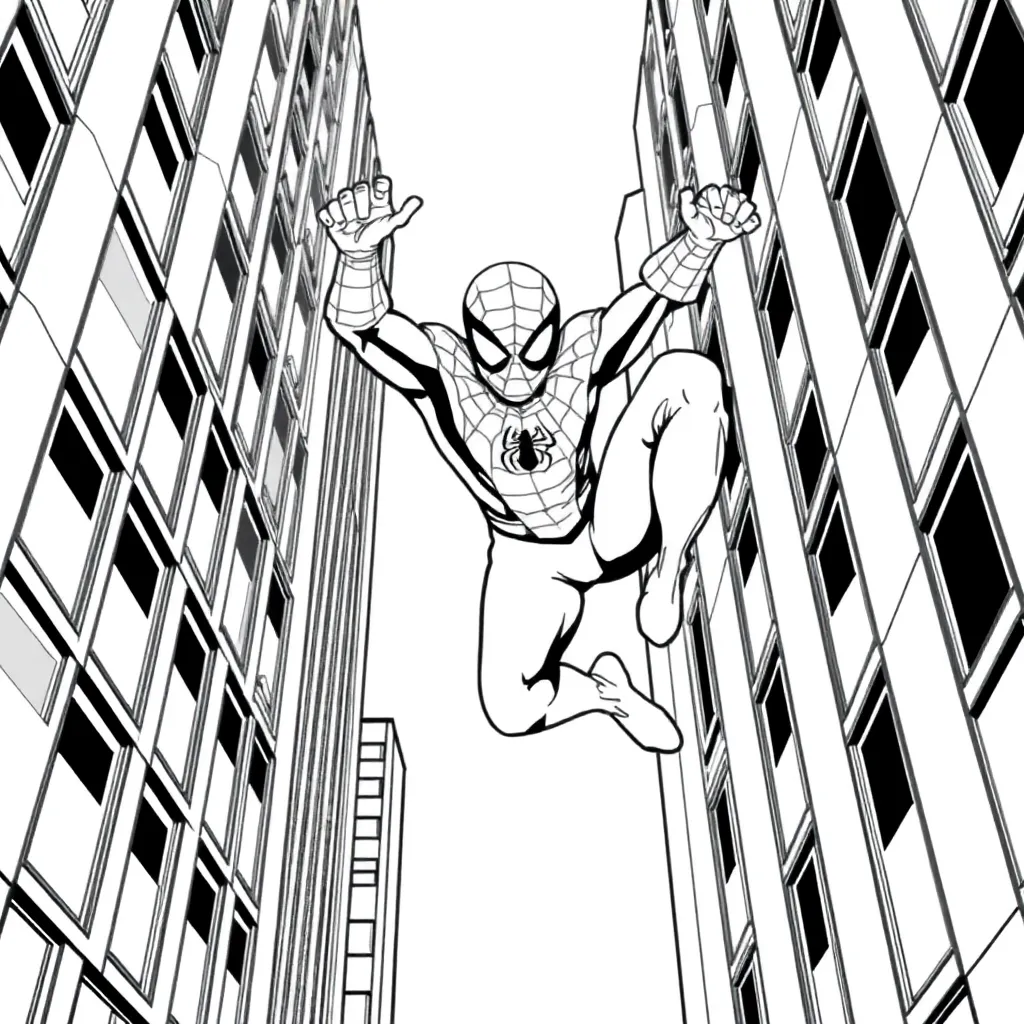 Spider-Man coloring page
