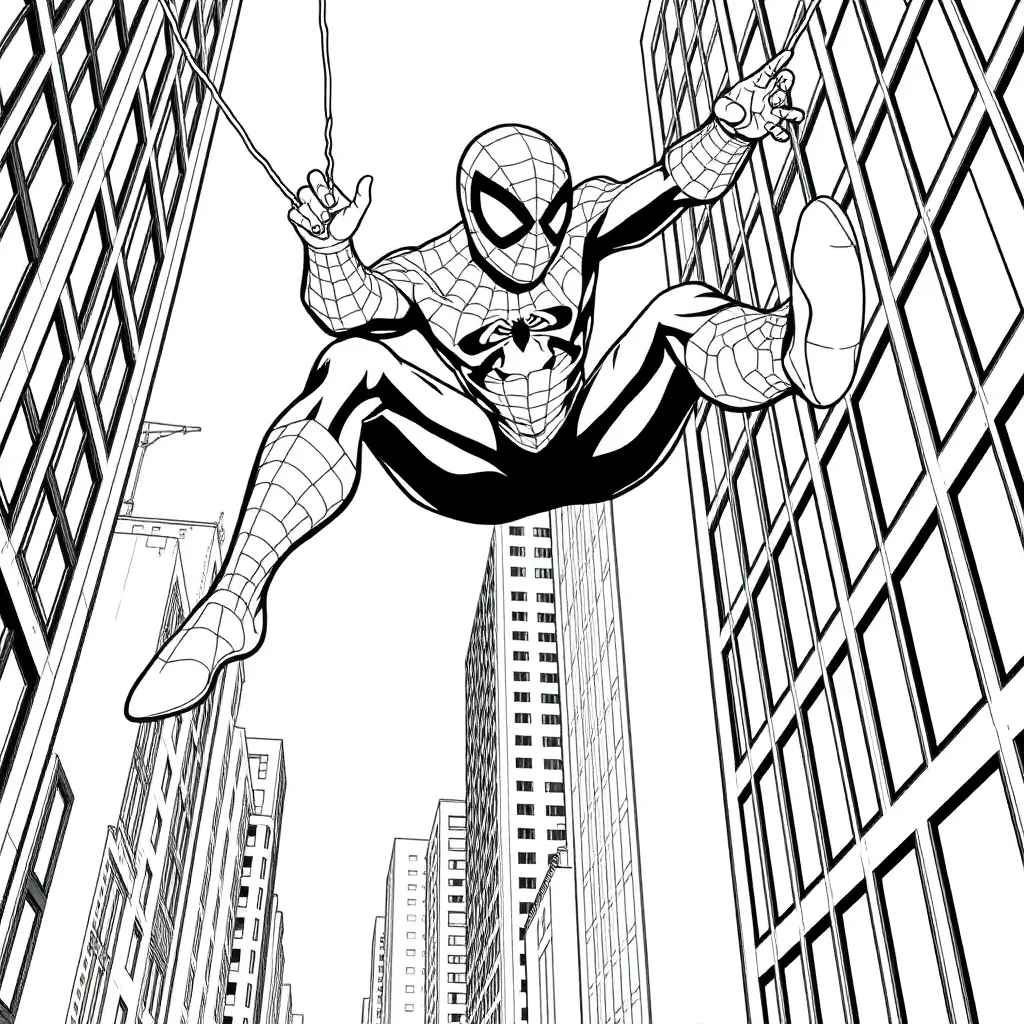 Spider-Man coloring page