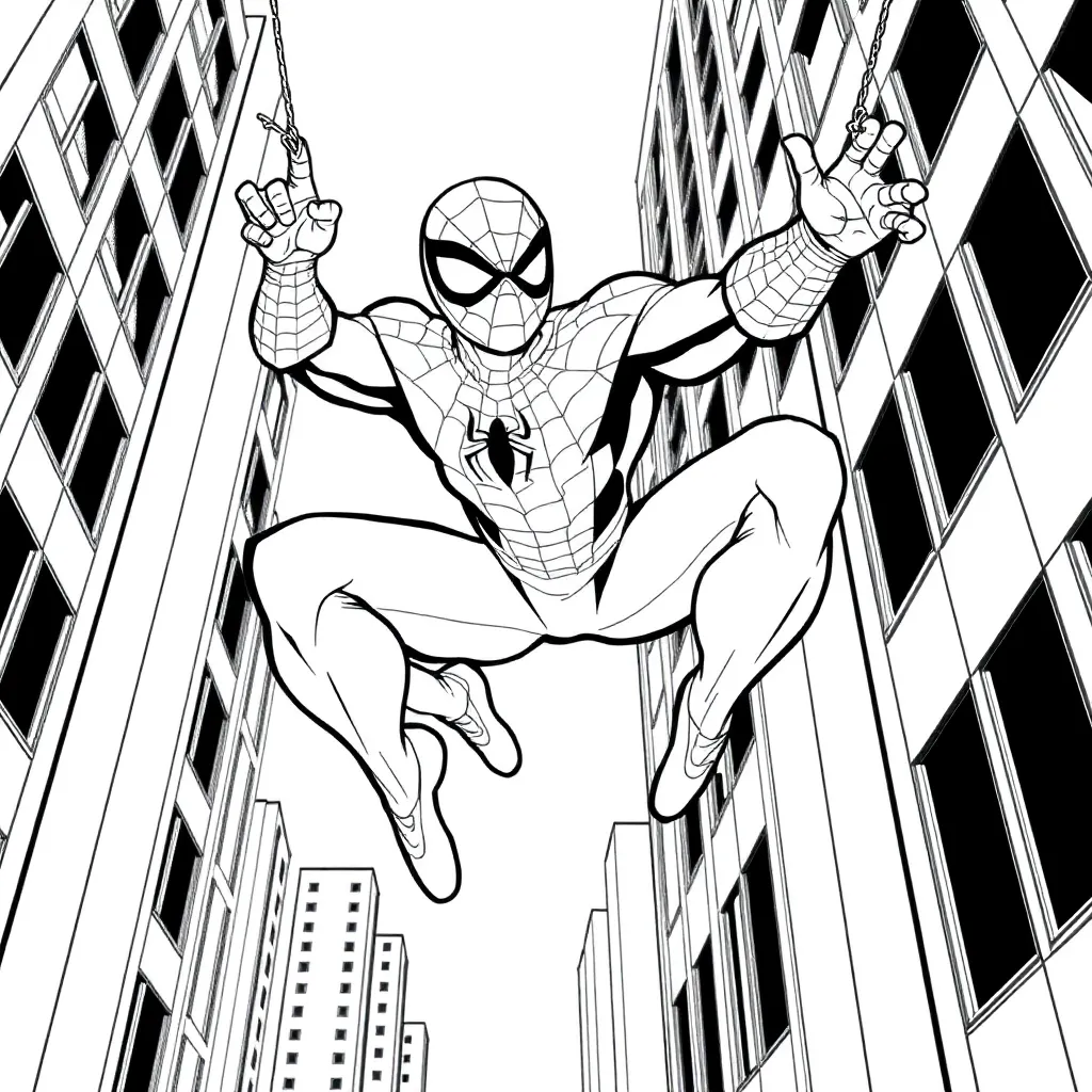 Spider-Man coloring page