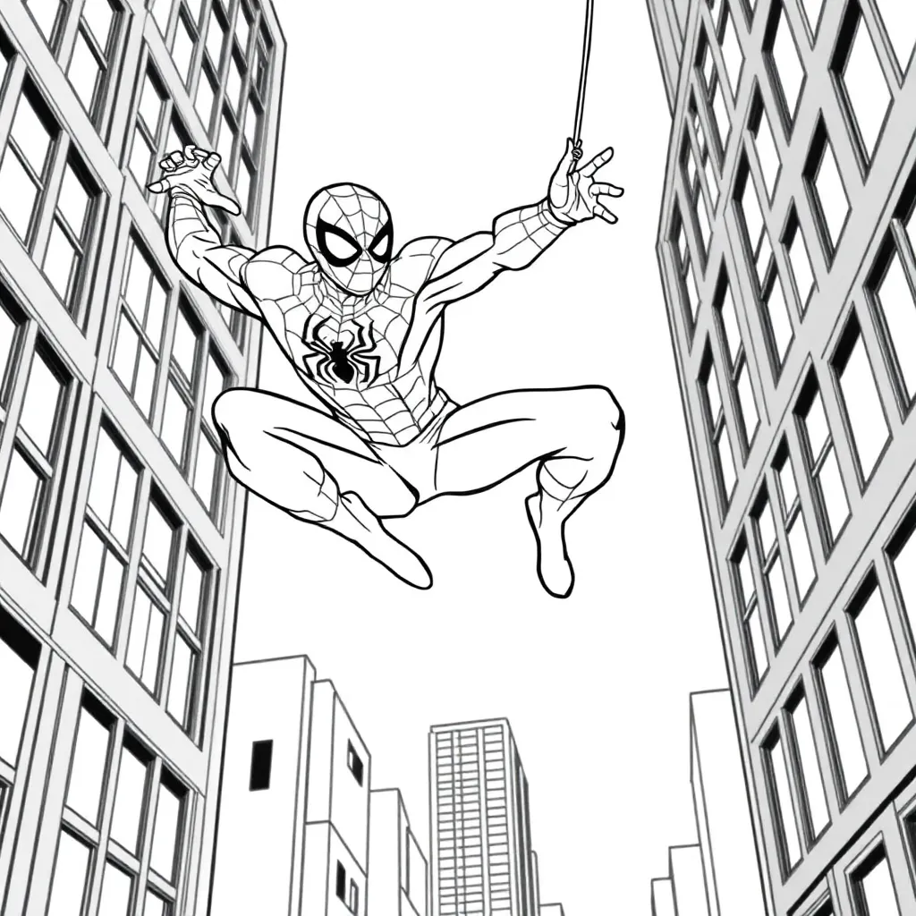 Spider-Man coloring page