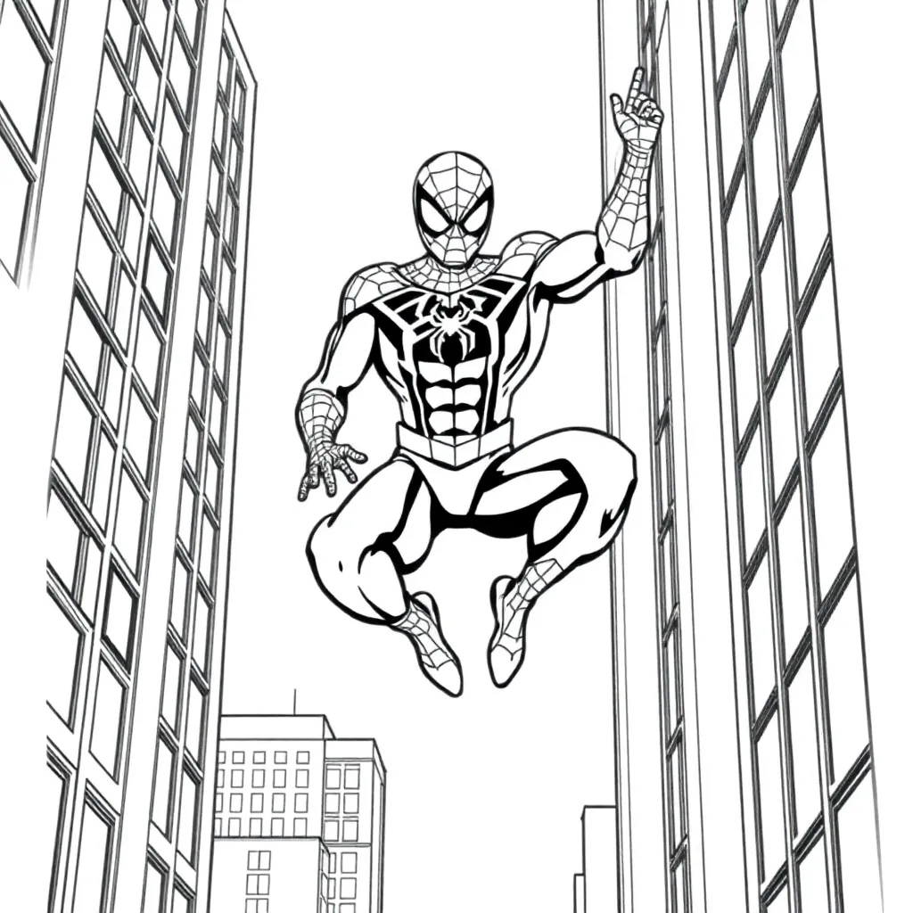 Spider-Man coloring page