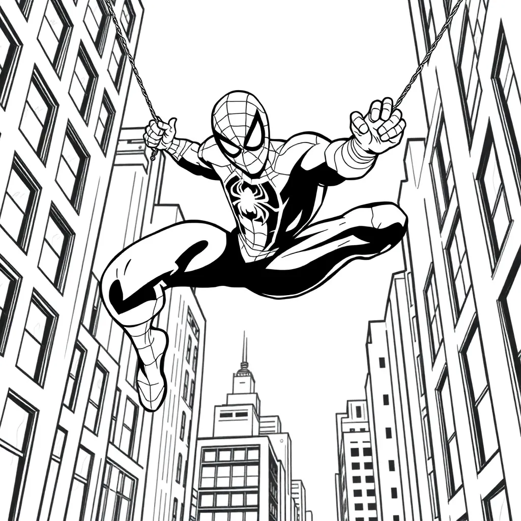 Spider-Man coloring page
